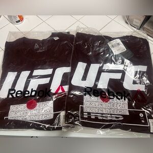 SALE!!UFC Fight Reebok 2x $25 Burgundy Color Size L